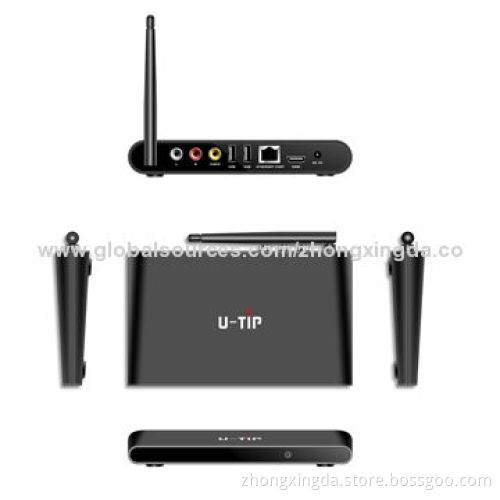 HDMI Android 4.4 Set-top TV Box, with Ethernet Port, Remote Control, Supports WiFi/USB